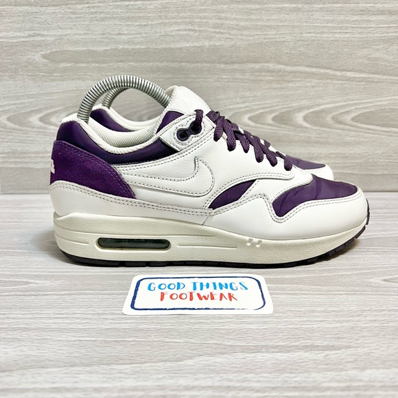 Nike Shoes - Nike Air Max 1 Purple & White Athletic Shoes Size 8 Women’s / 6.5 Men's